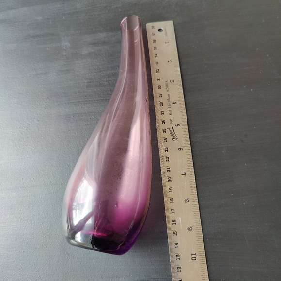 IKEA | MCM style bent neck 💜 purple bud vase - Picture 6 of 6